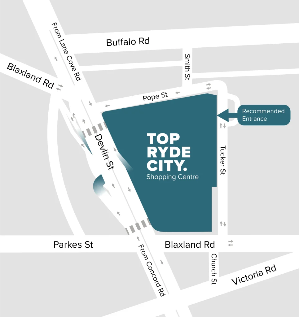 Eve Dental Parking Entrance in Ryde